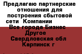 Предлагаю партнерские отношения для построения сбытовой сети  Компании Vision. - Все города Бизнес » Другое   . Свердловская обл.,Карпинск г.